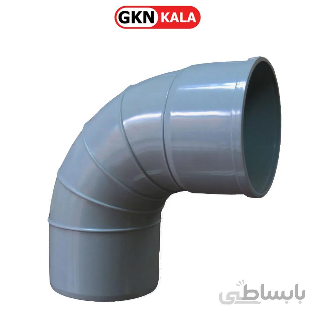 زانو خم ۸۷٫۵ درجه pvc آذرلوله