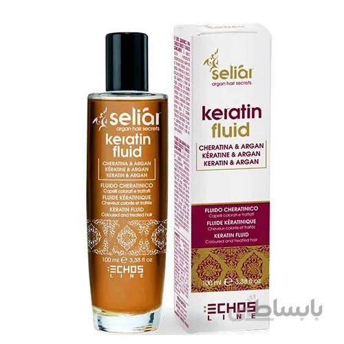 سرم فلوئید اچ اس لاین مدل keratin fluid حجم 100 میلی لیتر