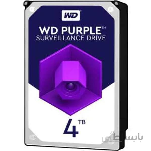 هارد دیسک اینترنال وسترن دیجیتال سری بنفش ظرفیت 4 ترابایت ا Western Digital Purple Internal Hard Drive 4TB کد 556333