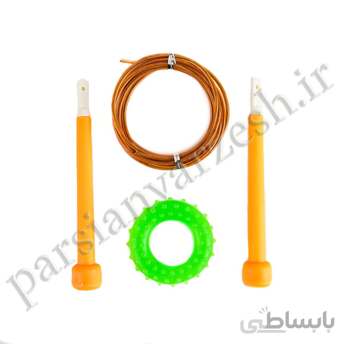 طناب ورزشی مدل 6612 همراه با حلقه تقویت مچ