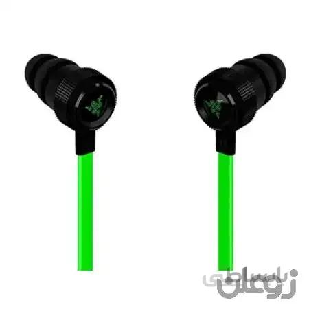 Razer Hammerhead v2 Earbuds - [سبز]: تکنولوژی Dual Drivers سفارشی شده - قاب آلومینیومی - جک هدفون 3.5mm