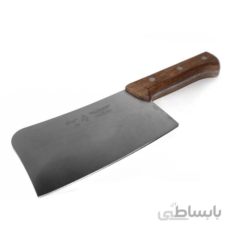 ساطور دسته چوبی حیدری سایز ۱
