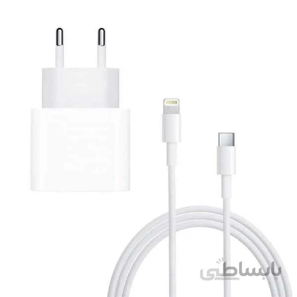 شارژر دیواری آیفون مدل A1692 به همراه کابل لایتنینگ