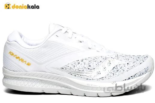 کتانی اورجینال مخصوص پیاده روی و دویدن مردانه ساکونی کینوارا SAUCONY KINVARA 9 WHITE S20418-40 ا Original ketone for mens walking and running SAUCONY-KINVARA9-WHITE-S20418-40