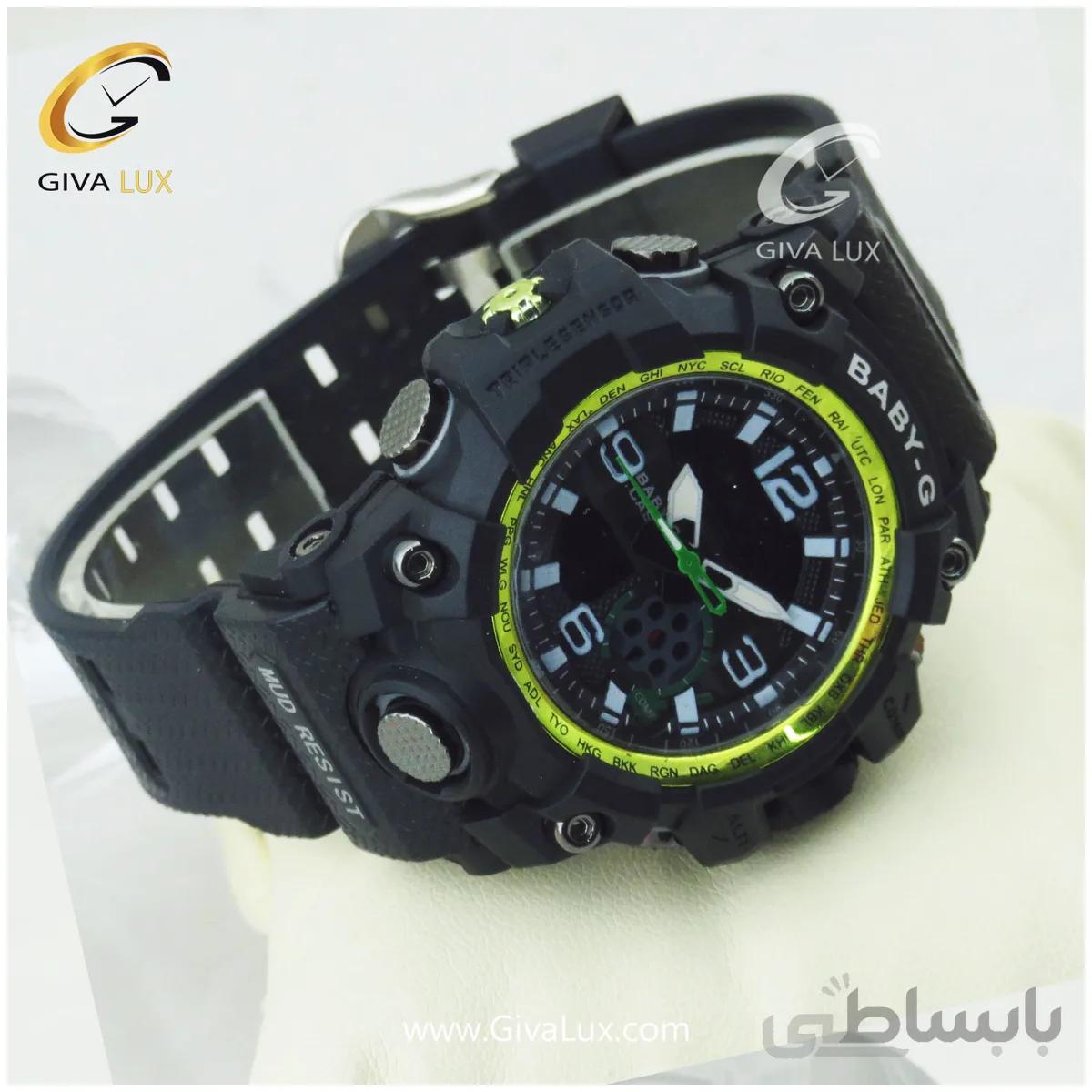 ساعت مچی اسپرت کاسیو جی شاک (BABY-G) مشکی