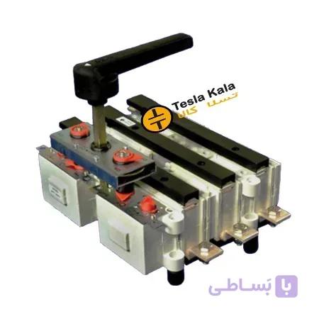 کلید گردان 2 طرفه 250 آمپر زاویر دسته معمولی مدل changeover ZTPC 01
