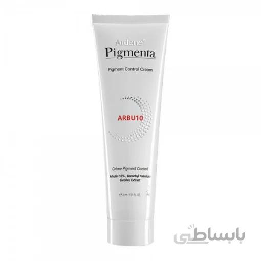 کرم روشن کننده و ضدلک قوی پوست حاوی 10% آربوتین پیگمنتا آردن حجم 30 میلی لیتر