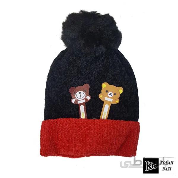 کلاه تک بافت بچه گانه مدل tbb18 ا Single textured baby hat tbb18