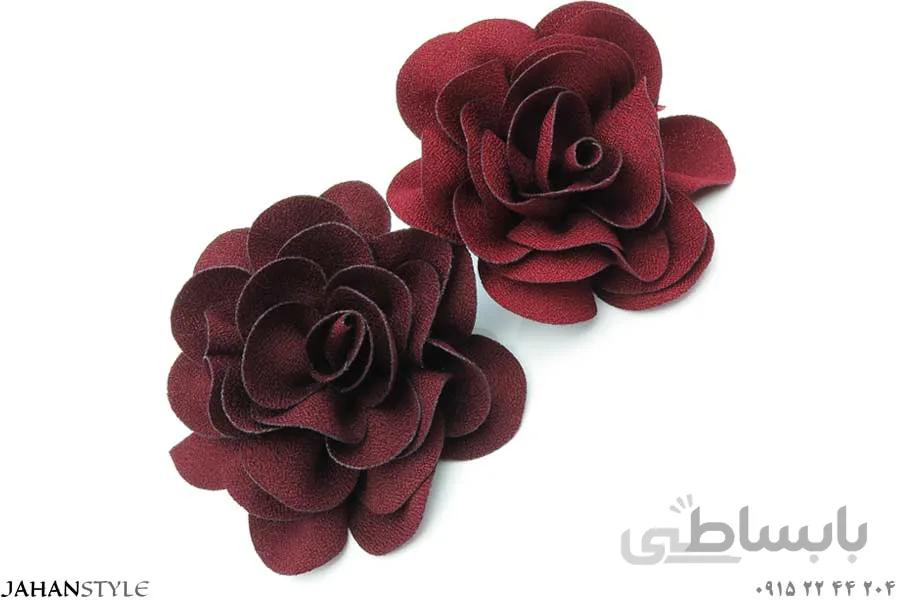 کش مو دخترانه طرح رز زرشکی
