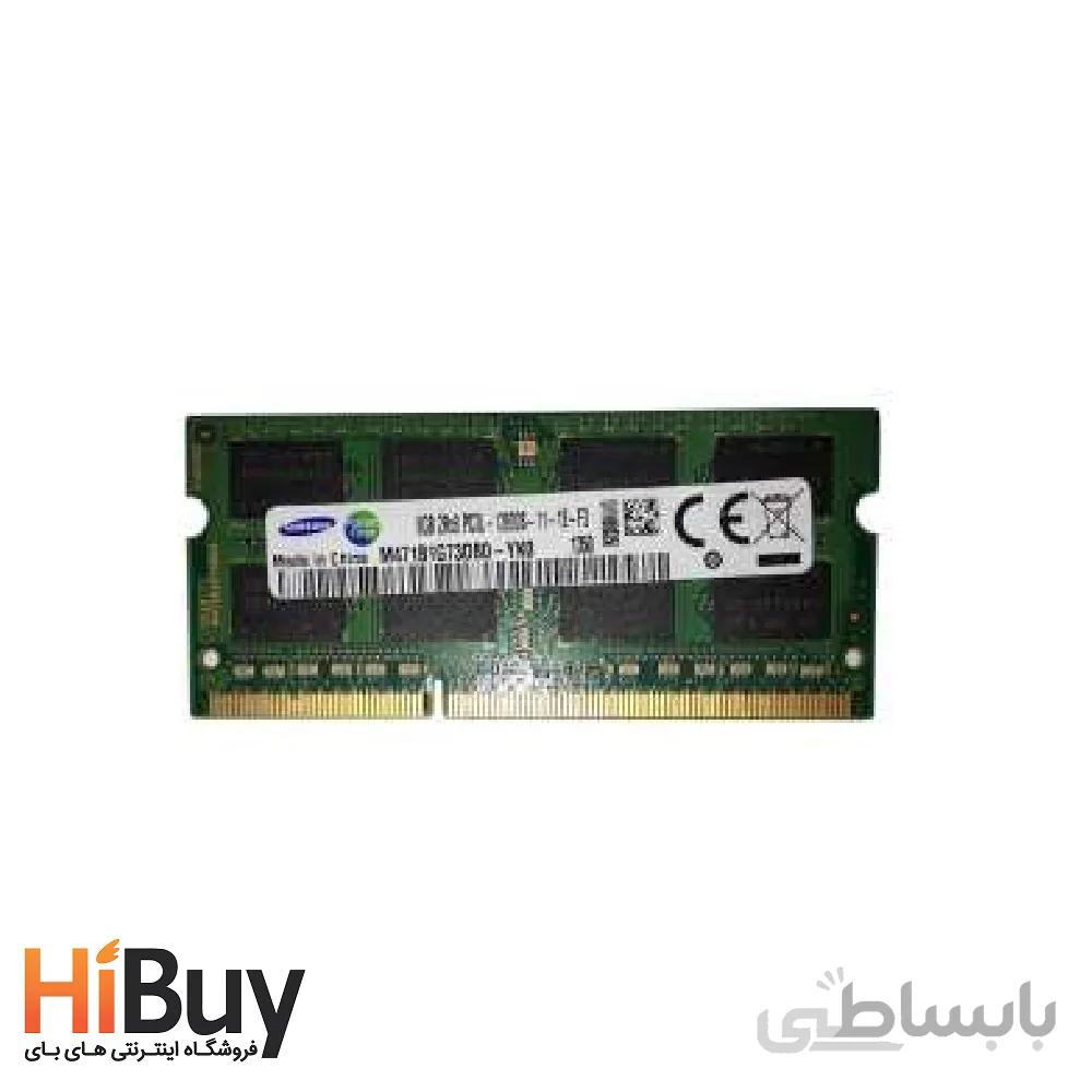 رم لپ تاپ سامسونگ مدل DDR3 12800s MHz PC3L ظرفیت 8 گیگابایت ا Samsung DDR3 12800s MHz PC3L RAM 8GB