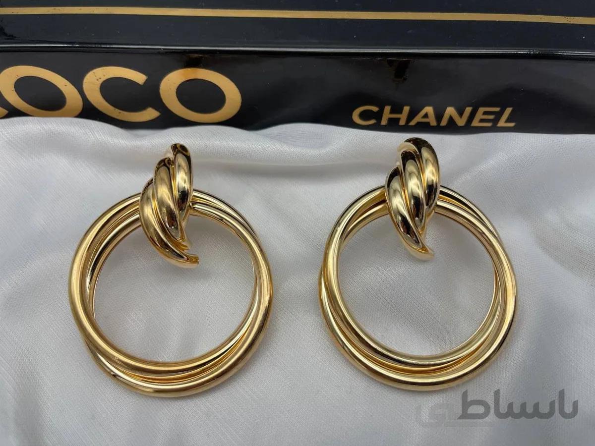 گوشواره زارا سایز بزرگ حلقه ای طلایی