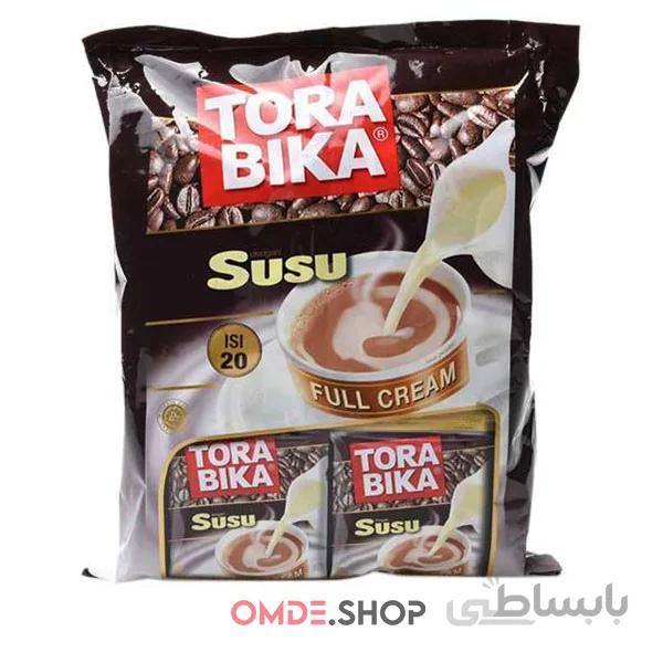 کافی میکس ترابیکا مدل susu بسته 20 عددی ا Tora Bika Susu Coffee Mix Sachets