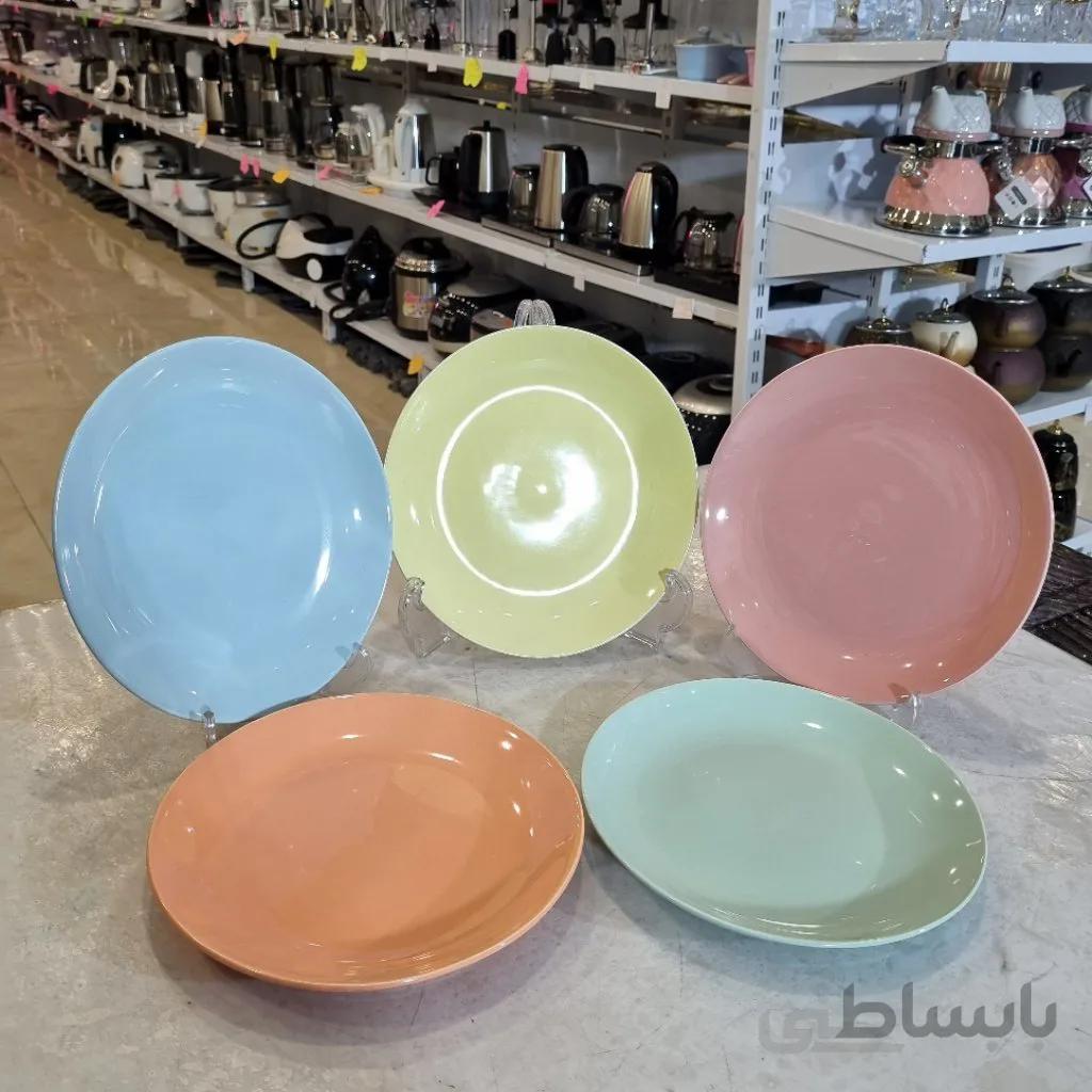 پلوخوری سرامیک رنگی درجه یک