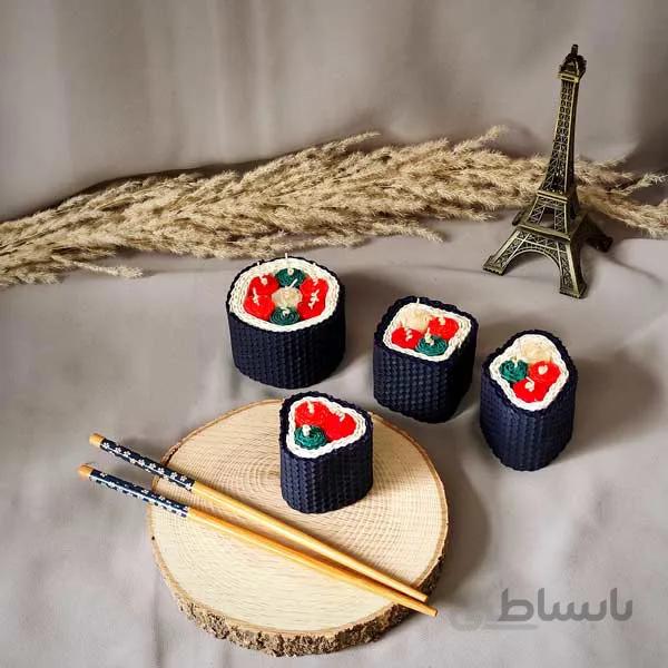 شمع مومی طرح سوشی