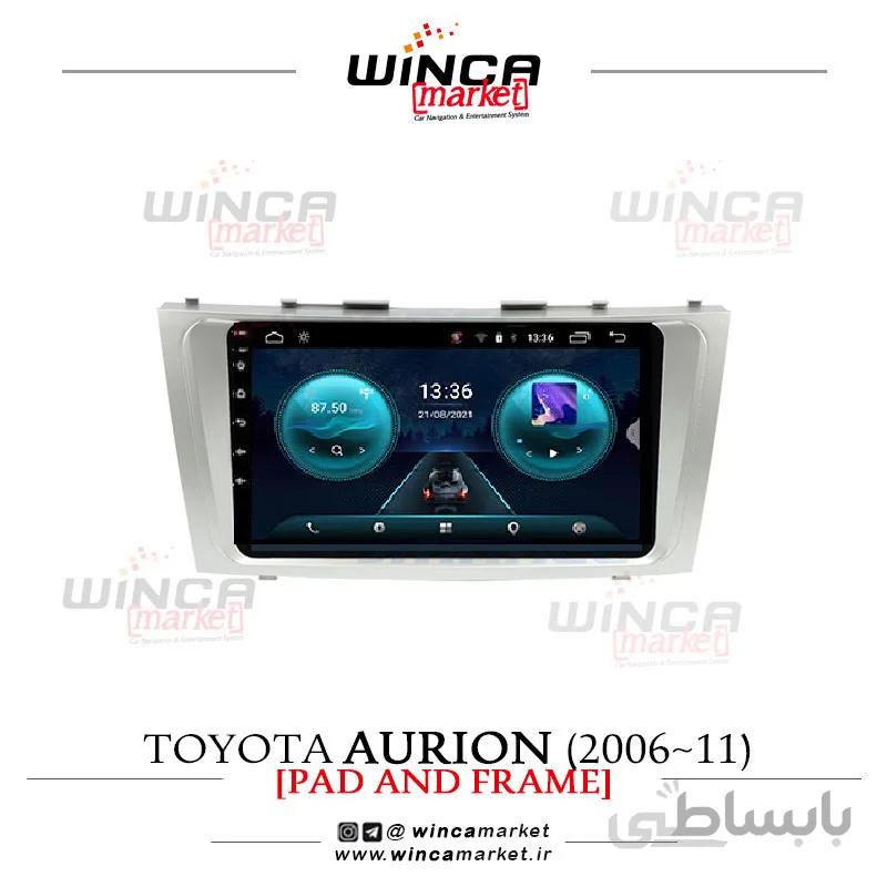 مانیتور فابریک اندروید تویوتا آریون 2006-11 سری اس S400 پلاس وینکا WINCA مدل RS855