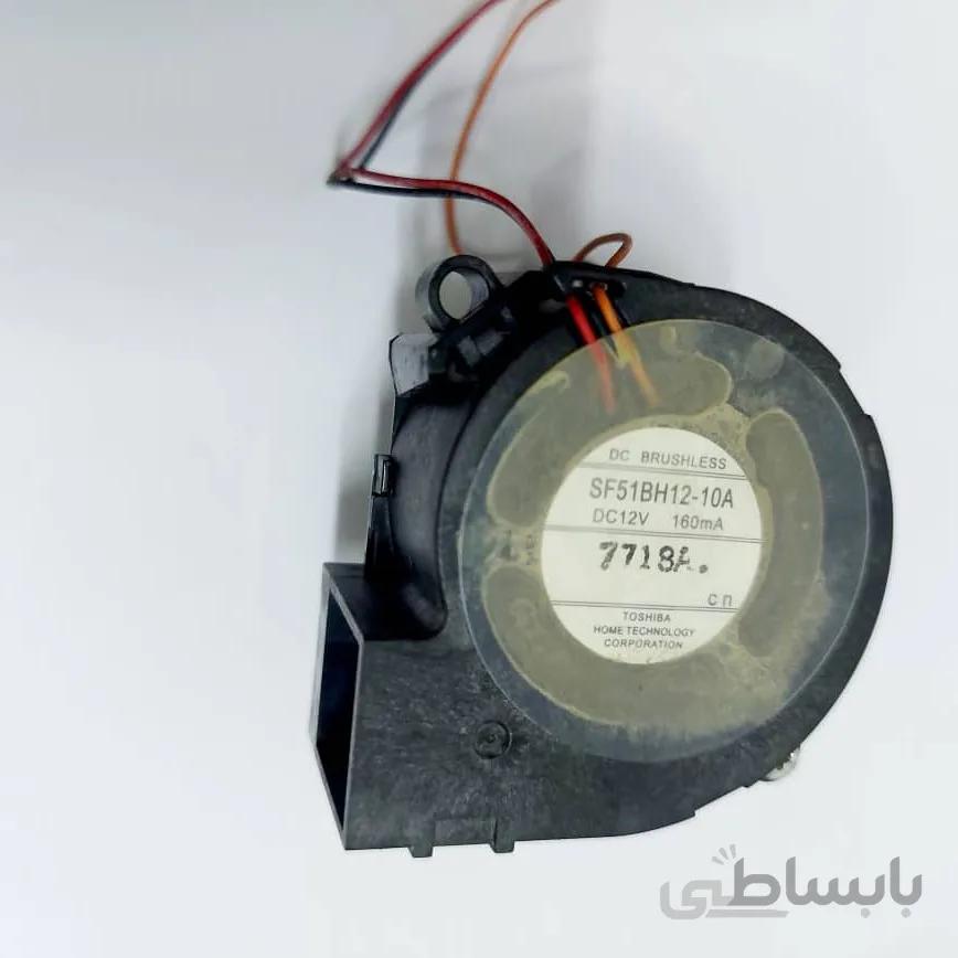 فن حلزونی 45*46*15 میلیمتر 12 ولت 160 میلی آمپر اپسون EMP-1715 ویدئو پروژکتور (ارتفاع پایه 32 میلیمتر)