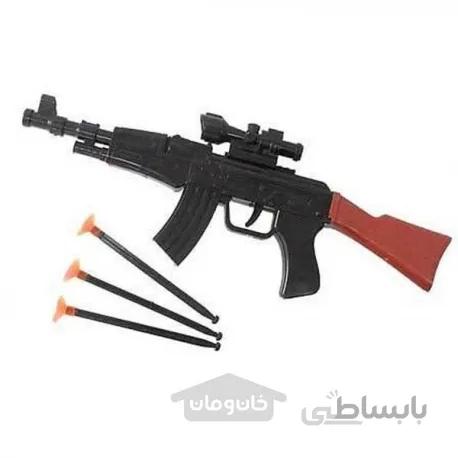 تفنگ اسباب بازی با تیر چسبونکی