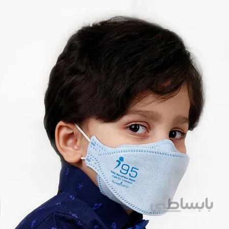 ماسک چهار لایه سه بعدی نانو کودک (۲۵ عددی) ا ۳D Fish Type Small Sized N95 Face Mask