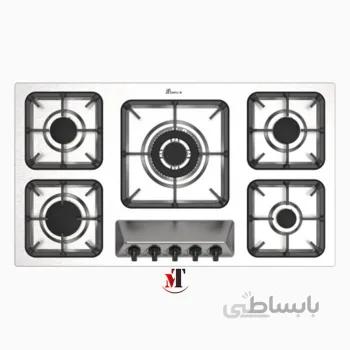 اجاق گاز صفحه ای بیمکث 5 شعله مدل MG 5098 ا BIMAX MG 5098 GAS STOVE