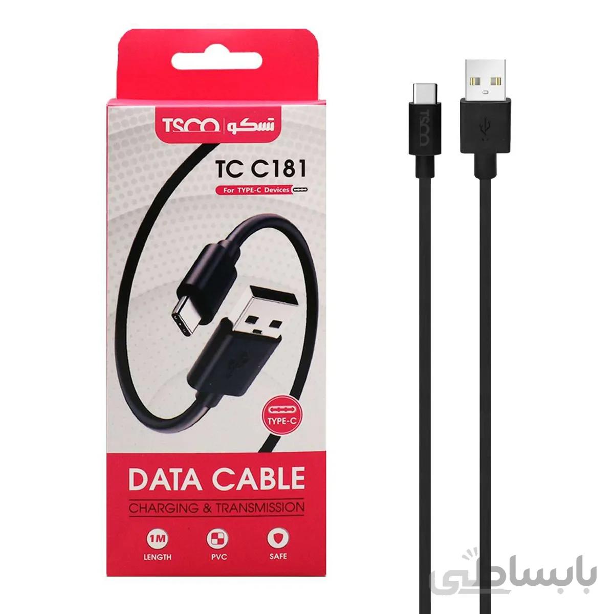 کابل تایپ سی تسکو مدل TC-C181