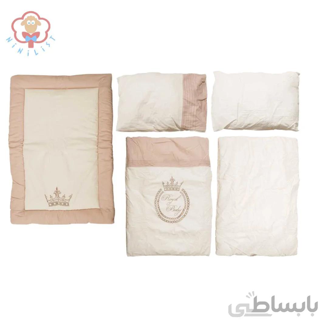 سرویس خواب 5 تکه نوزاد Kidboo مدل Royal vanilla