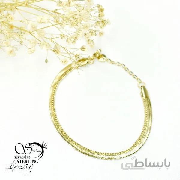 دستبند استیل زنانه کد 5999 کد 703376