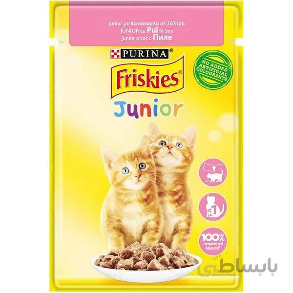 سوپ بچه گربه فریسکیز با طعم مرغ _ Friskies