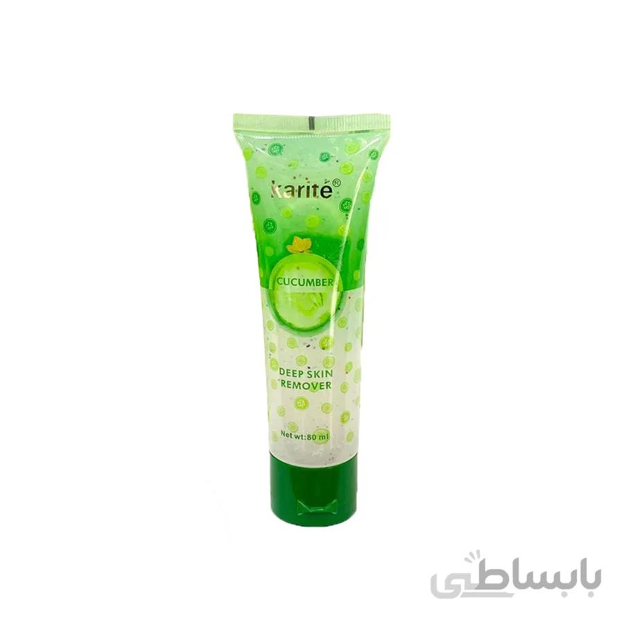 ژل لایه بردار میوه ای صورت و بدن کاریت karite