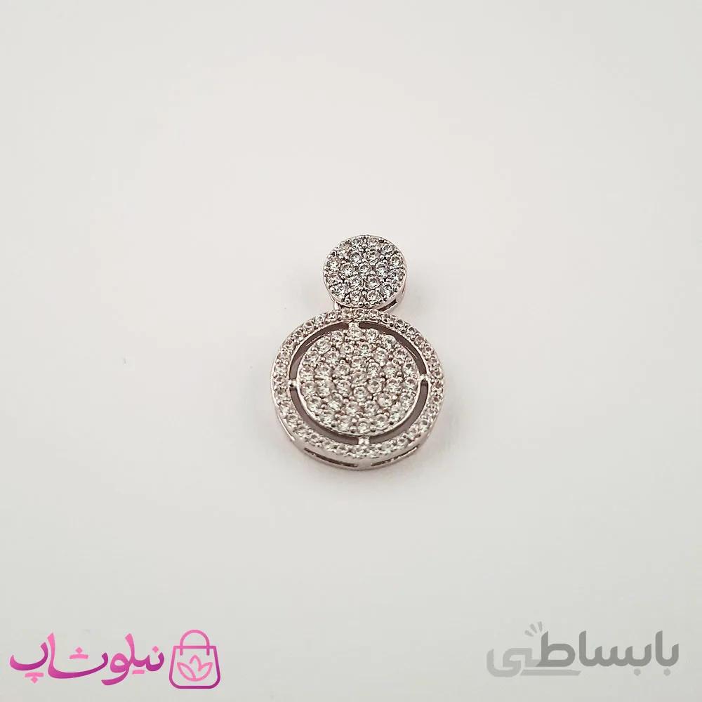 اویز گردنبند زنانه نقره ای ژوپینگ کد 45
