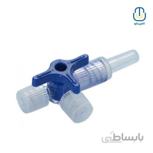 سه راهه آنژیوکت لارس آبی ا Lars three way angiocatheter blue