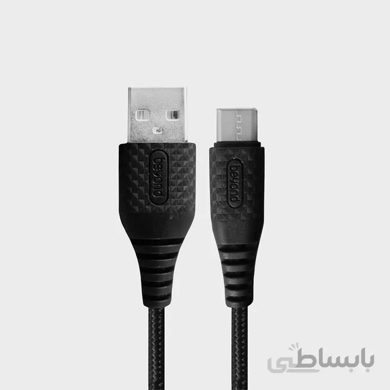 کابل تبدیل USB به USB-C بیاند مدل BA-306 طول 1 متر ا Beyond BA-306 USB to USB-C Cable 1m