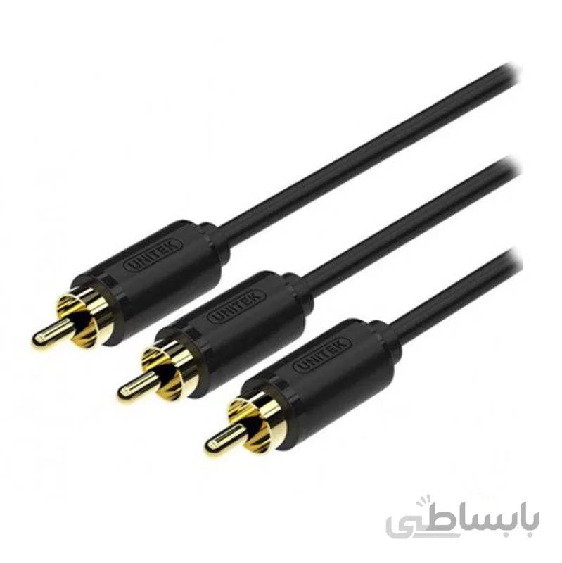 کابل 3 به 3 RCA یونیتک مدل Y C950 طول 1.5 متر