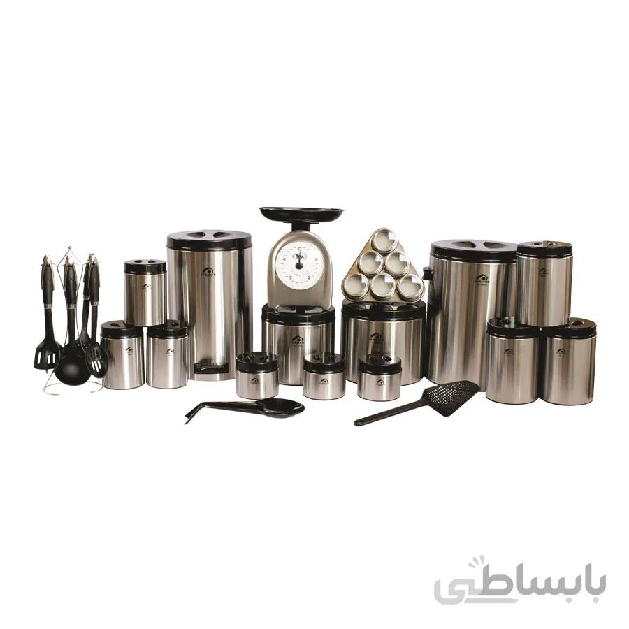 سرویس آشپزخانه اورمزد درب مشکی