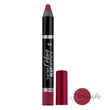 رژ لب مدادی دبورا مدل 24ore velvet شماره 06