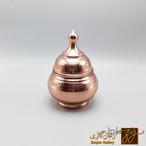 شکلات خوری مسی توپی