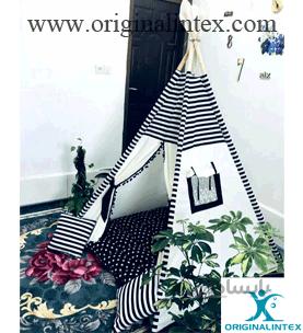 چادر بازی سرخپوستی کودک راه راه