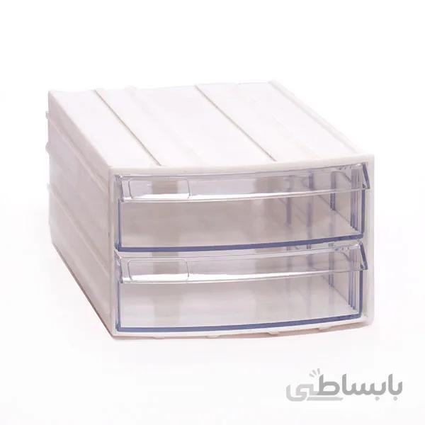 جعبه قطعات کشویی 19x12 با قابلیت توسعه مدل 202 دو کشو