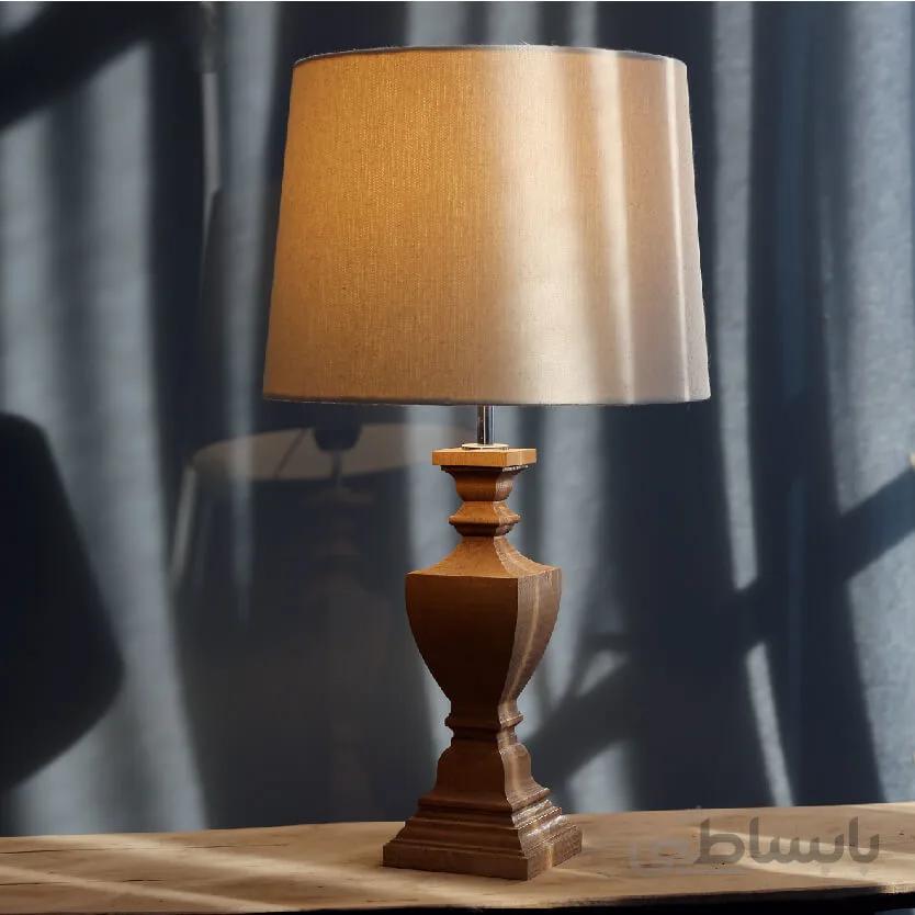 آباژور چوبی رومیزی مادرید