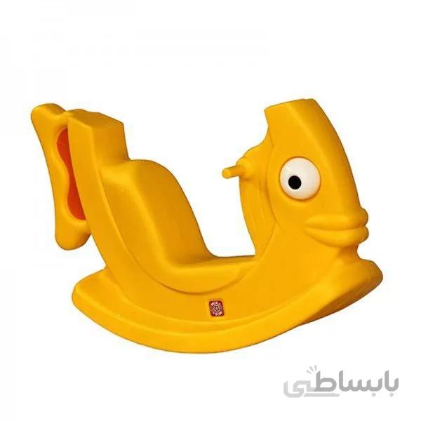 الاکلنگ کودک طرح ماهی بدون سقف زرد 5003