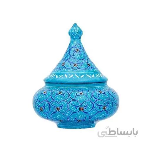 قندان میناکاری طرح آسمان