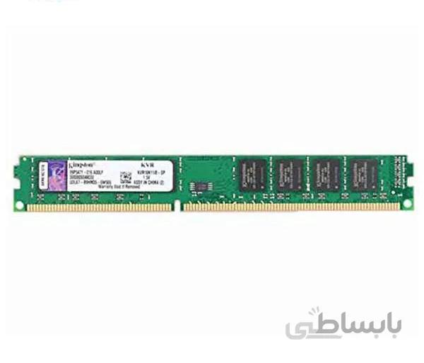 رم کامپیوتر کینگستون ظرفیت 4 گیگابای Kingston DDR3 1333Mhz