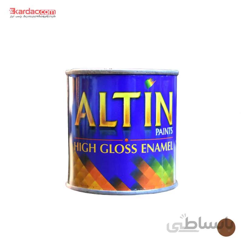 رنگ روغنی قهوه ای روشن براق اق رنگ پایه حلال کد 150 ا Ak Renk Glossy Light Brown Oil Paint, code150
