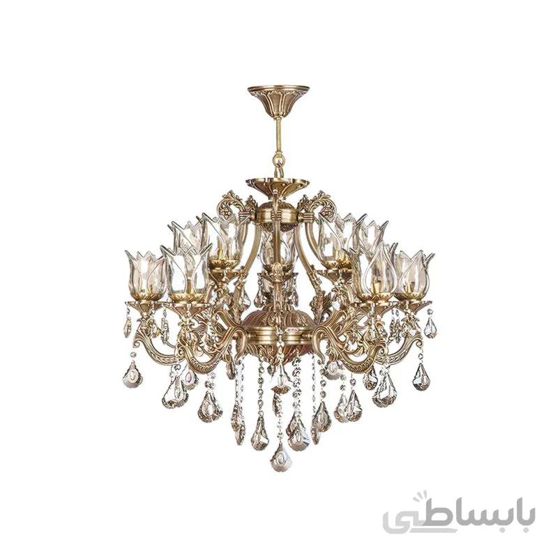 لوستر ۱۰ شعله چشمه نور مدل S3594/5-5-A