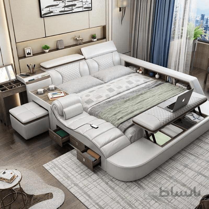 تخت خواب جزیره و آپشنال نابی تک - مدل کارینو