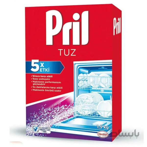 نمک ماشین ظرفشویی پریل مدل 5X ETKI وزن 1.5 کیلوگرم