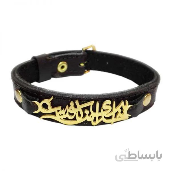 دستبند چرم طبیعی طرح 2791