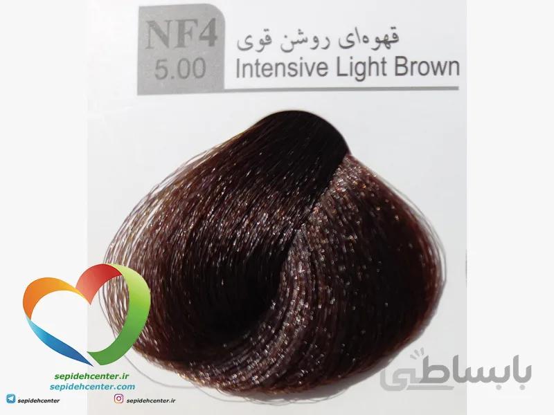 رنگ موی لاکچری دوپیر مدل NF4 (5.00) قهوه ای روشن قوی 100 میل | Dupier Hair Color