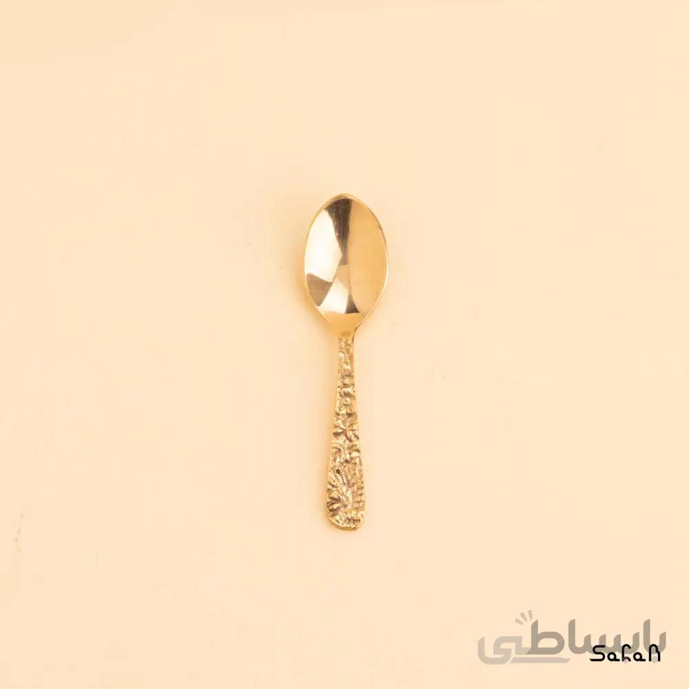 قاشق ادویه برنجی طلایی مدل آگرا