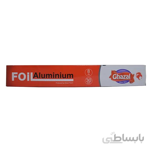 فویل آلومینیوم نازک ۸ متری غزال