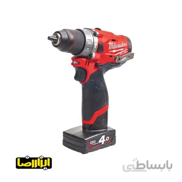 دریل پیچ گوشتی چکشی شارژی میلواکی مدل M12FPD-402X